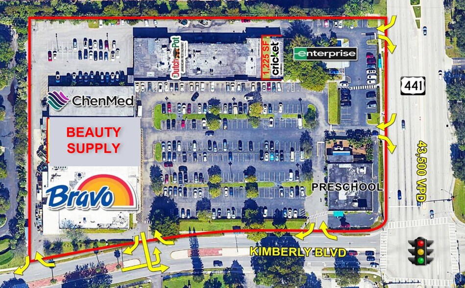 Primary Photo Of 6001 Kimberly Blvd, North Lauderdale General Retail For Lease