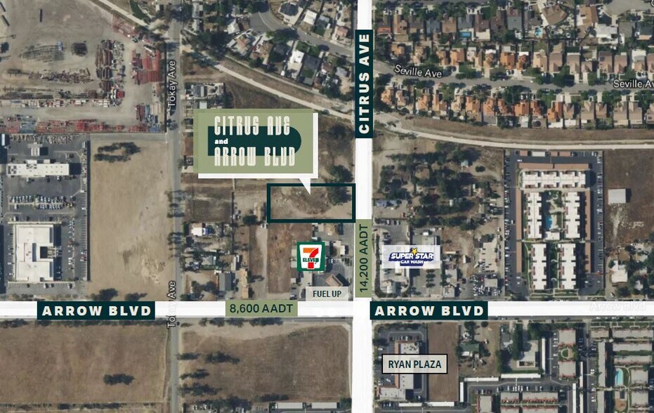 More Photos Of Citrus Ave @ Arrow Blvd, Fontana Land For Sale