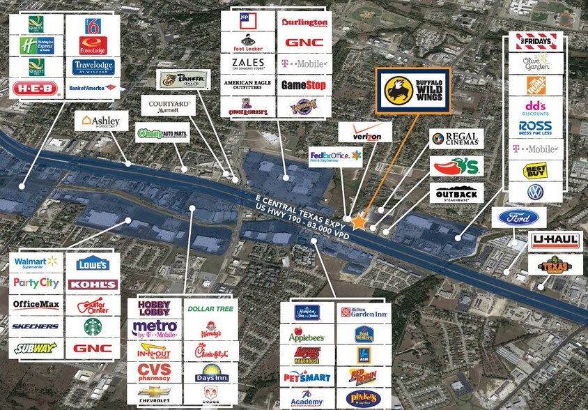 More Photos Of 2401 E Central Texas Expy, Killeen Restaurant For Sale