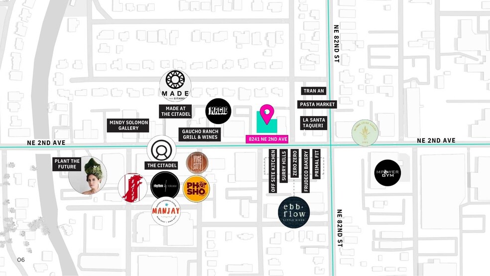 More Photos Of 8241-8255 NE 2nd Ave, Miami Storefront For Lease