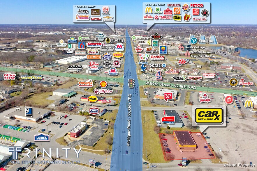 More Photos Of 8579 Michigan Rd, Indianapolis Auto Repair For Sale