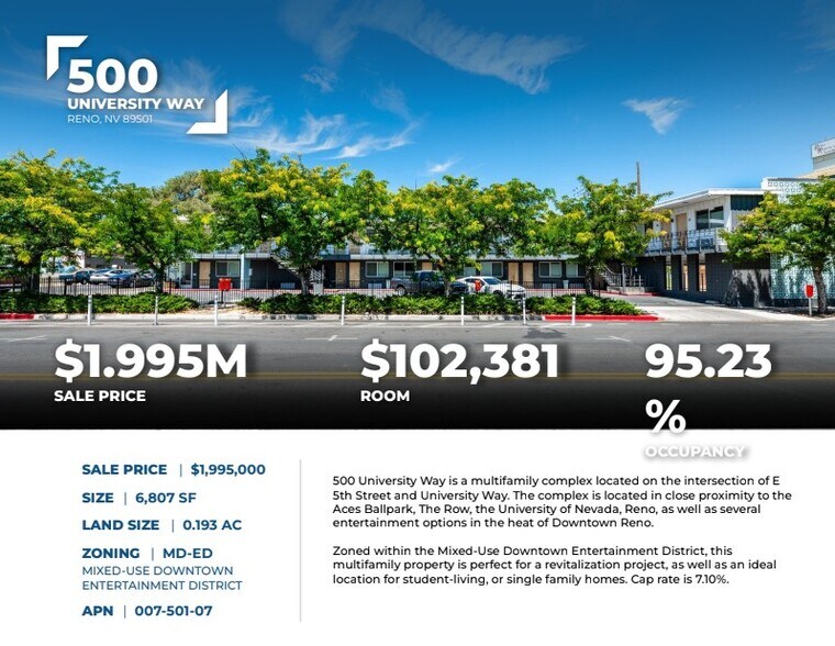 More Photos Of 500 University Way, Reno Apartments For Sale