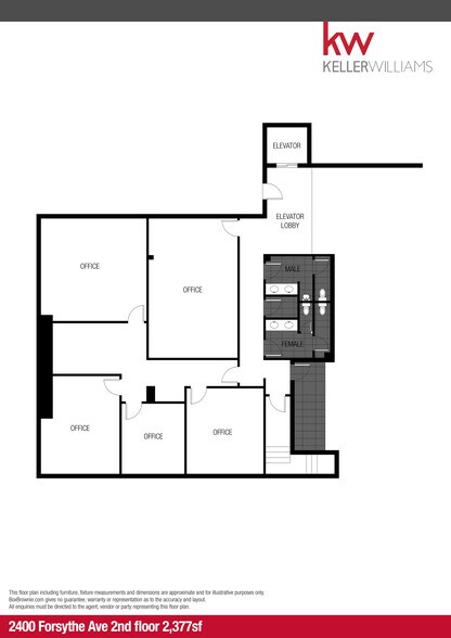 More Photos Of 2400 Forsythe Ave, Monroe Bank For Lease
