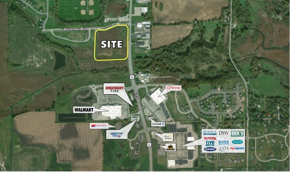 More Photos Of SWC Route 31 & Alexander Drive @ Alexander Drive, Johnsburg Land For Lease