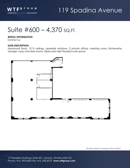 More Photos Of 119 Spadina Ave, Toronto Loft Creative Space For Lease