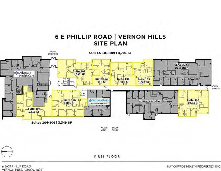 More Photos Of 6 E Phillip Rd, Vernon Hills Medical For Lease