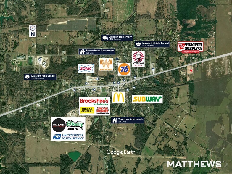 More Photos Of 1200 E Royall Blvd, Malakoff General Retail For Sale