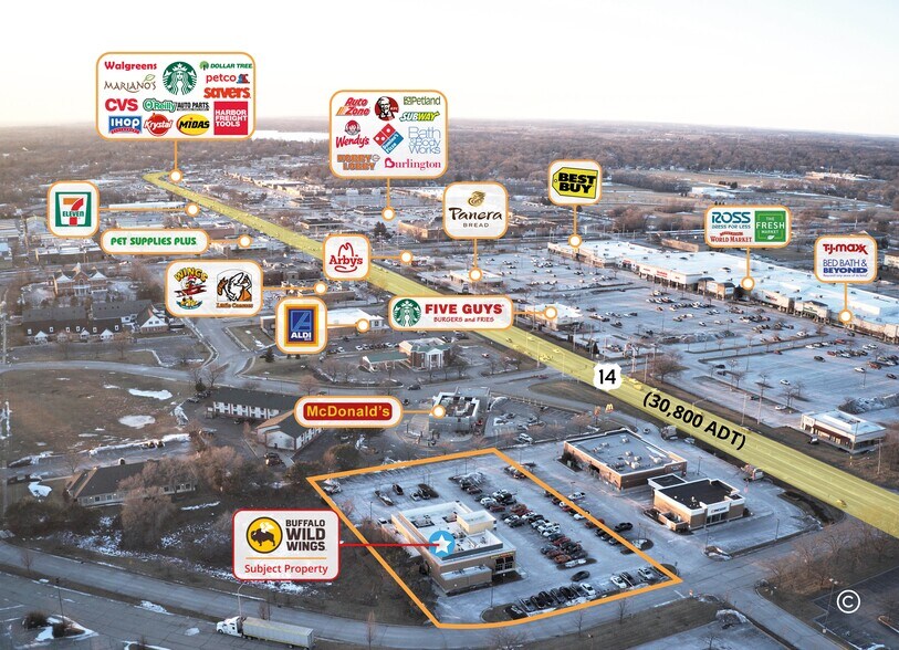 More Photos Of 5755 E Northwest Hwy, Crystal Lake Restaurant For Sale