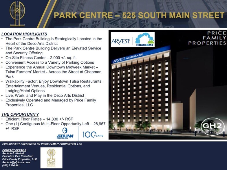 More Photos Of 525 S Main St, Tulsa Office For Lease