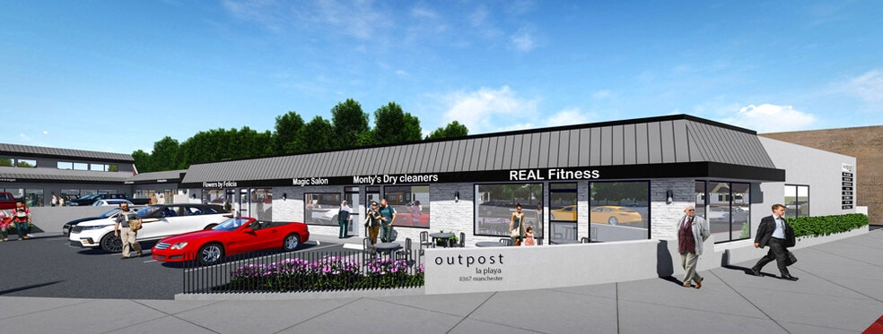 More Photos Of 8416-8432 Pershing Dr, Playa Del Rey Storefront Retail Office For Lease