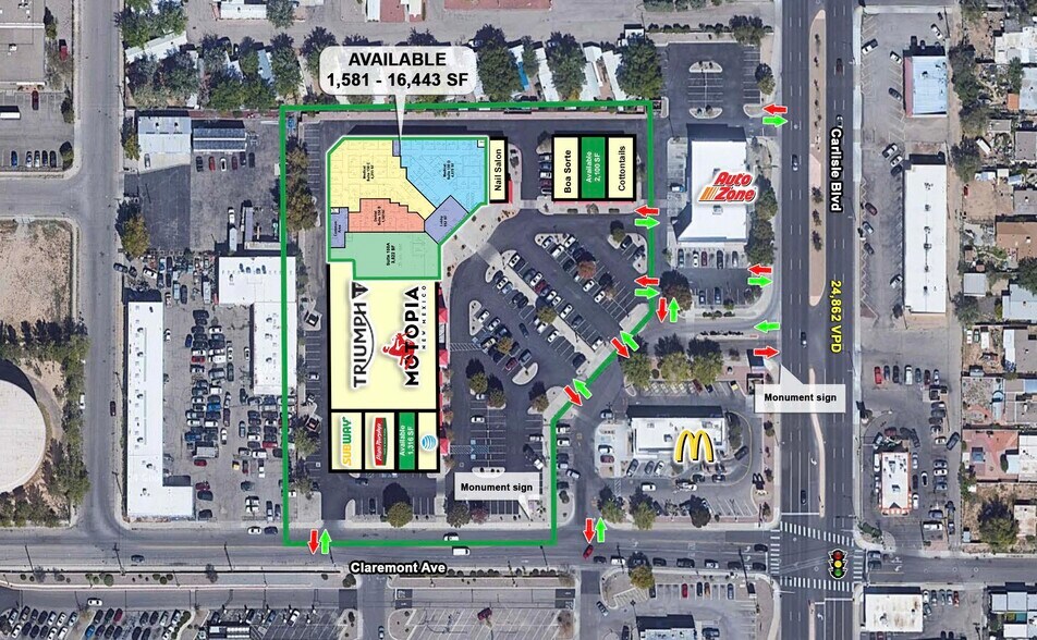 More Photos Of 2839 Carlisle Blvd NE, Albuquerque Unknown For Lease