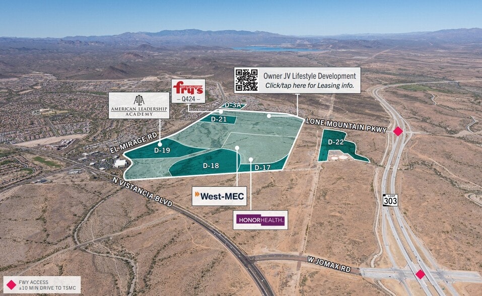 More Photos Of NEC El Mirage Rd & Vistancia Blvd, Peoria Land For Sale