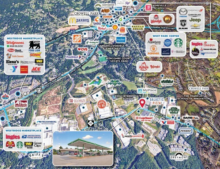 More Photos Of 491 Sardis Rd, Asheville Service Station For Sale