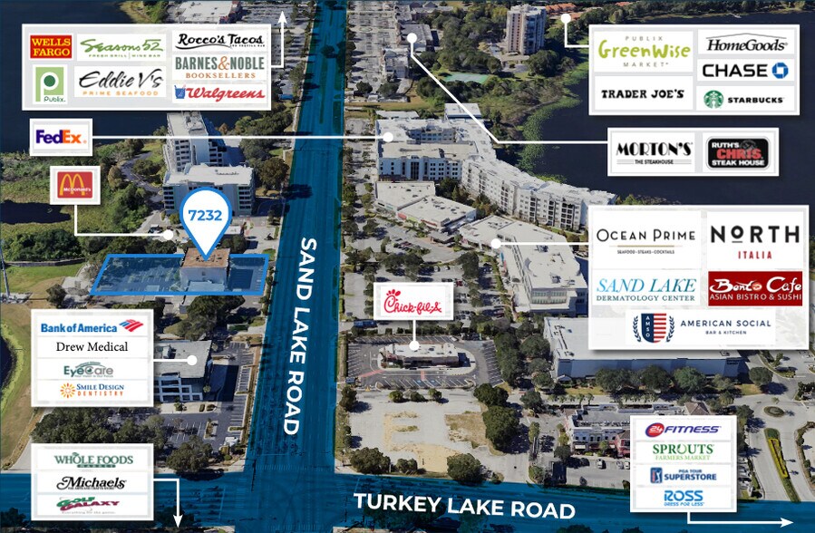 More Photos Of 7232 Sand Lake Rd, Orlando Office For Sale