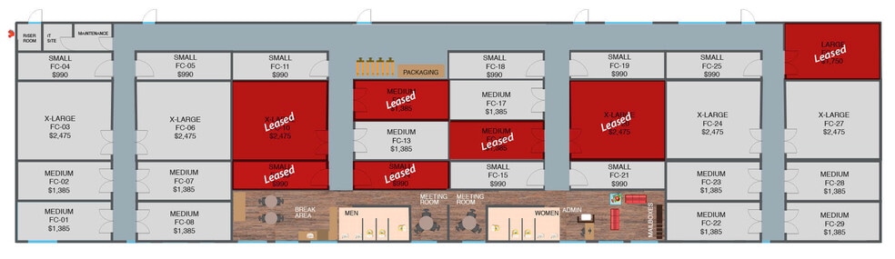 More Photos Of 1027 Outpost Dr, Conroe Showroom For Lease
