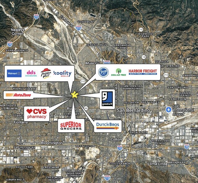 More Photos Of 291 E Base Line Rd, Rialto Freestanding For Sale
