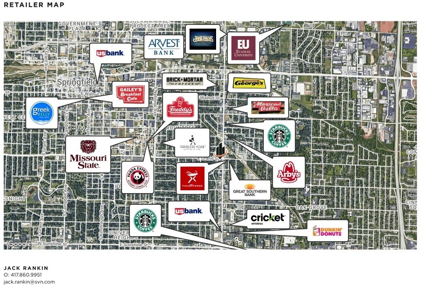 More Photos Of 1011 S Glenstone Ave, Springfield Freestanding For Lease