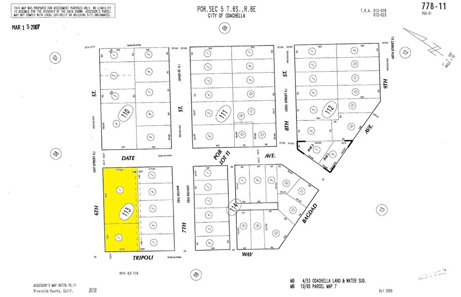 More Photos Of 6th St @ Tripoli Way, Coachella Land For Sale