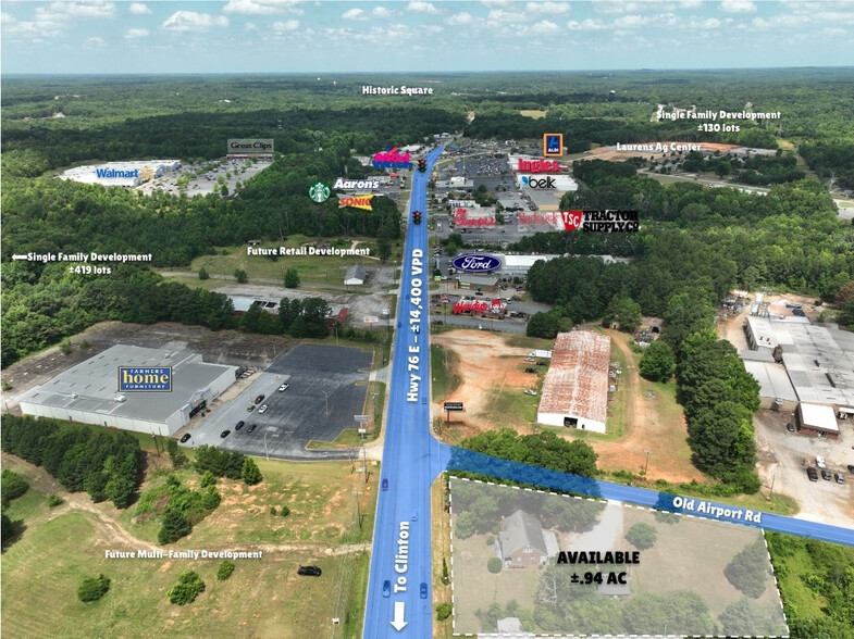 Primary Photo Of 1301 Old Airport Rd, Laurens Land For Sale