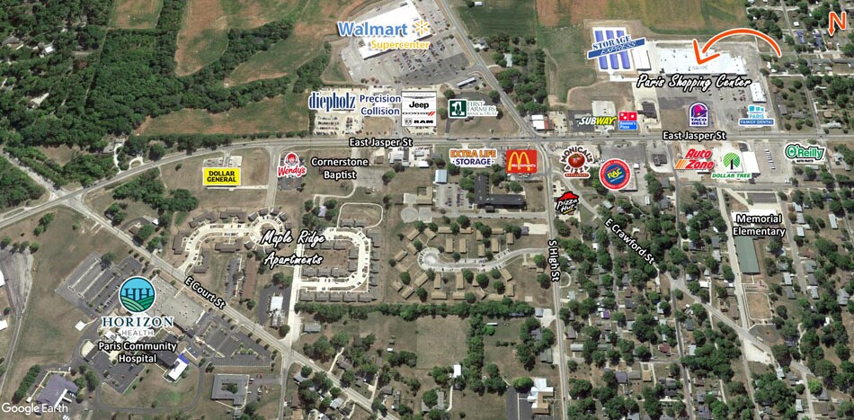 More Photos Of 504-522 E Jasper St, Paris General Retail For Lease