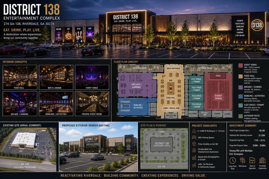 More Photos Of 274 Highway 138 SW, Riverdale Movie Theatre For Sale