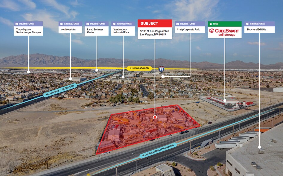 More Photos Of 3691 Las Vegas Blvd N, Las Vegas Land For Sale