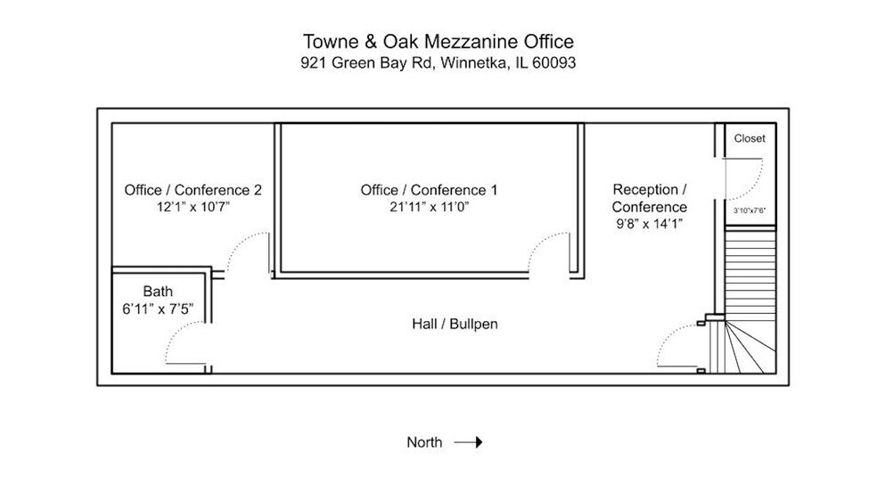 More Photos Of 921 Green Bay Rd, Winnetka Office For Lease