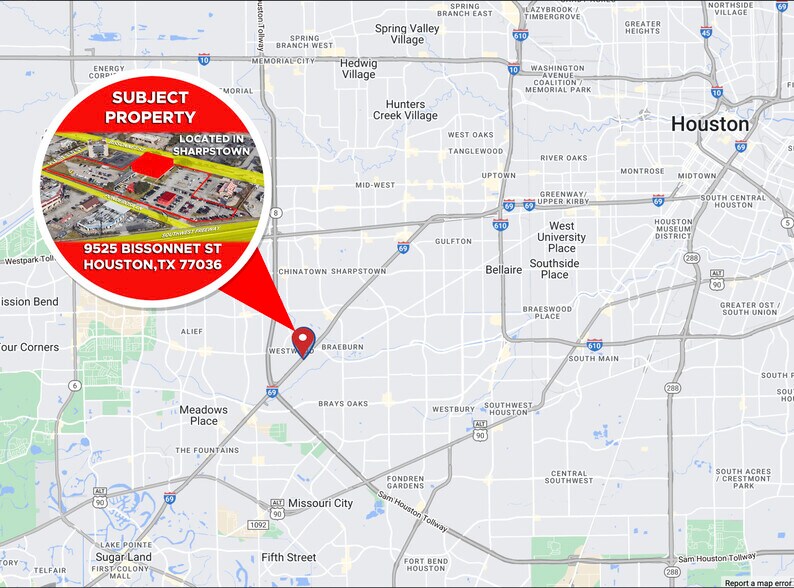 More Photos Of 9525 Bissonnet St, Houston General Retail For Lease