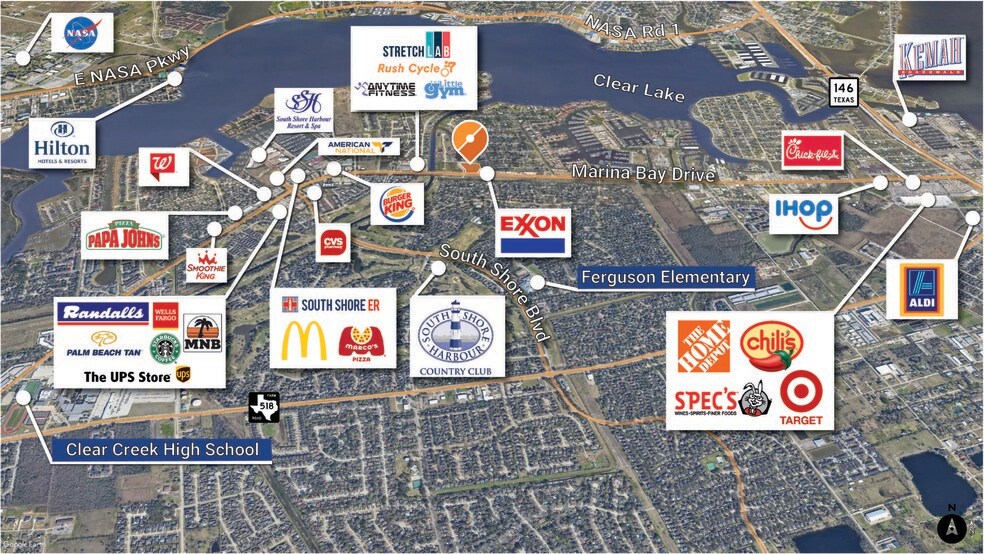 More Photos Of Nec Marina Bay Drive & Cypress Bay Blvd, Kemah Land For Sale