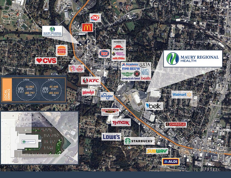 More Photos Of 808 S James M Campbell Blvd, Columbia Healthcare For Sale