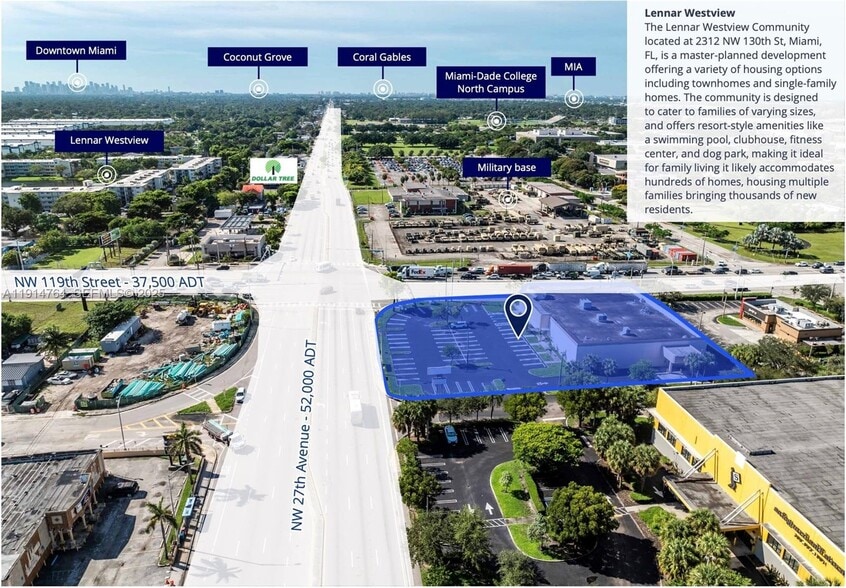 More Photos Of 11920 NW 27th Ave, Miami Freestanding For Lease