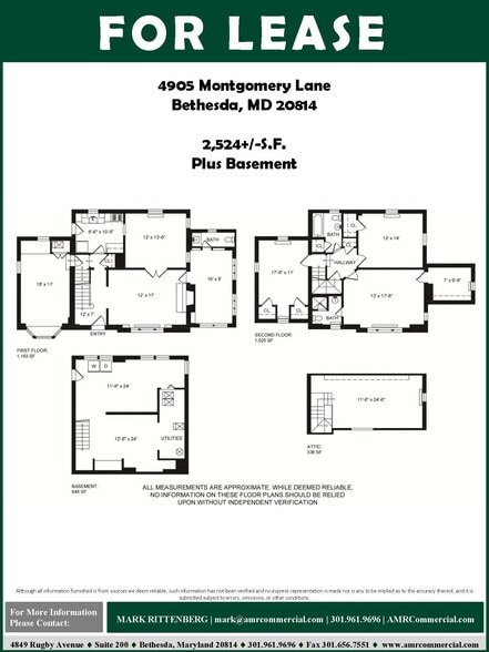 More Photos Of 4905 Montgomery Ln, Bethesda Loft Creative Space For Lease