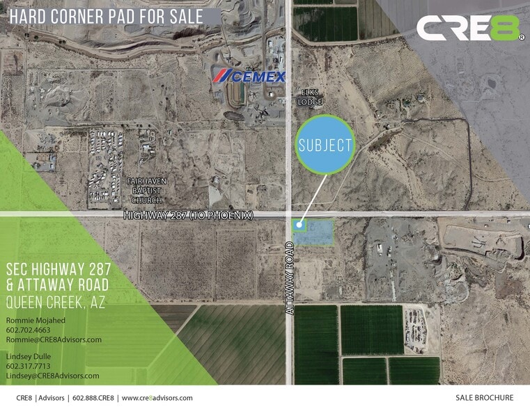 More Photos Of 2701 E Az-287, Coolidge Land For Sale