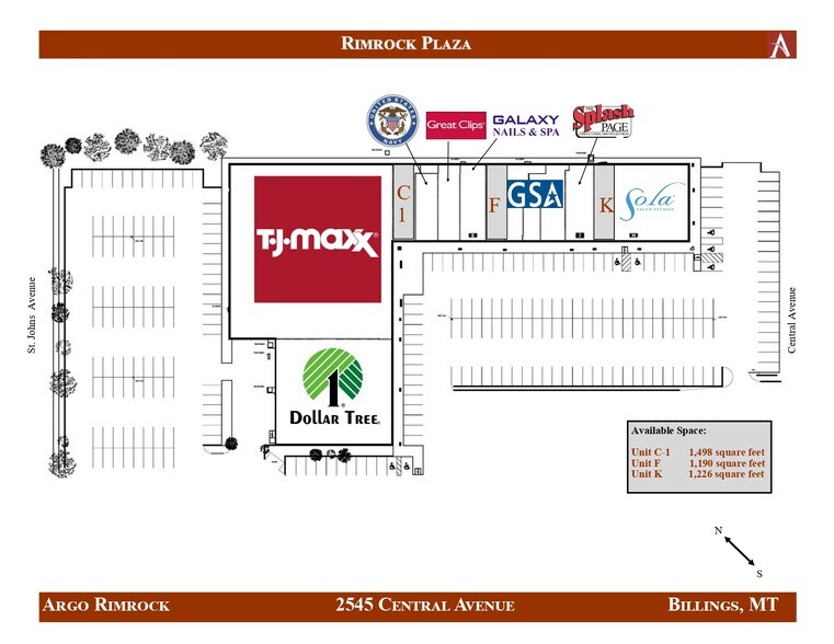 More Photos Of 2545 Central Ave, Billings General Retail For Lease