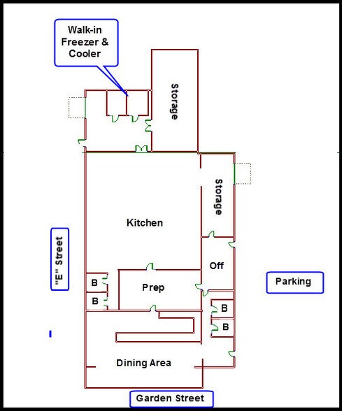 More Photos Of 1124 W Garden St, Pensacola Restaurant For Lease