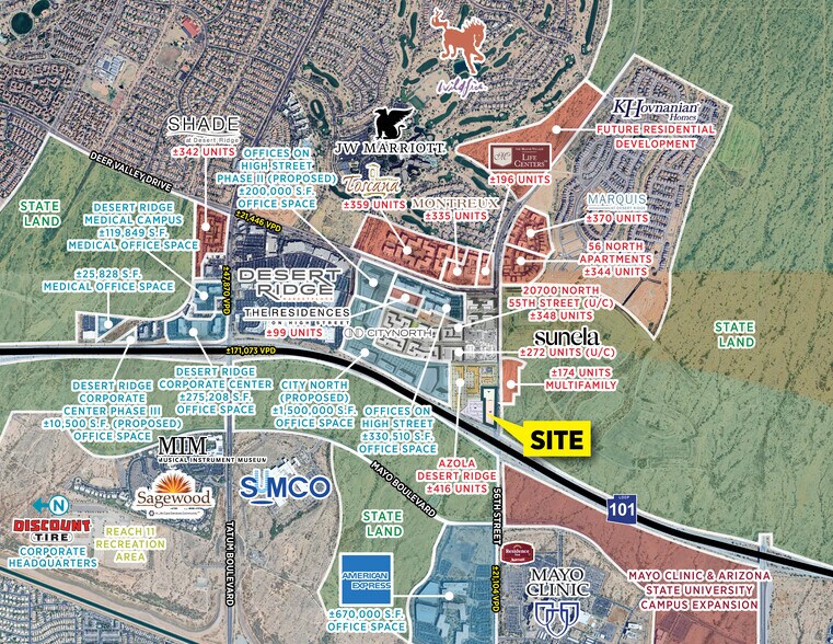 More Photos Of NWC 56th Street & 101 Freeway loop, Phoenix Land For Sale