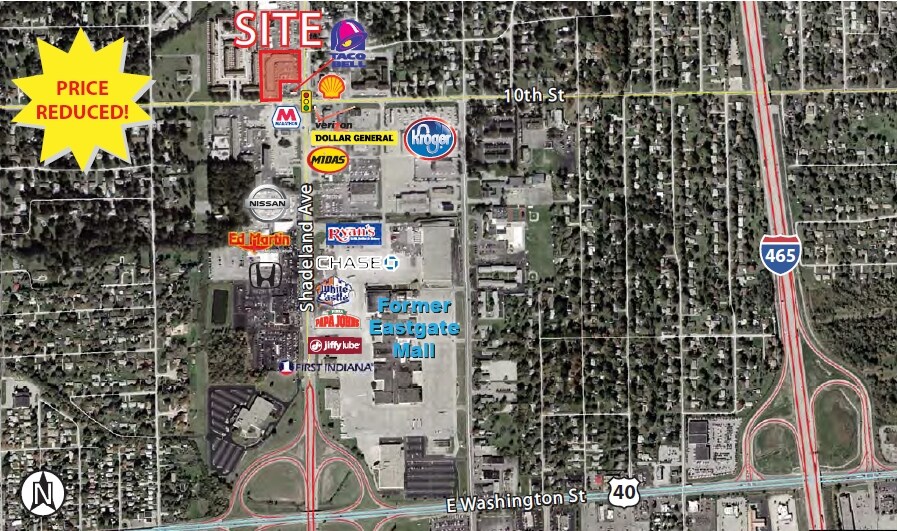 More Photos Of 1004-1048 N Shadeland Ave, Indianapolis Unknown For Lease