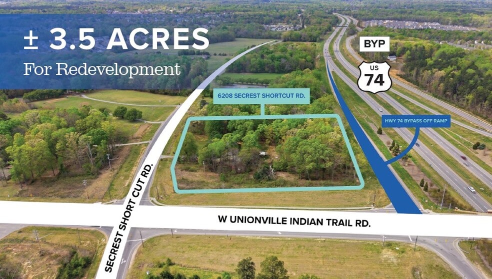 Primary Photo Of 6208 Secrest Short Cut Rd, Indian Trail Land For Sale