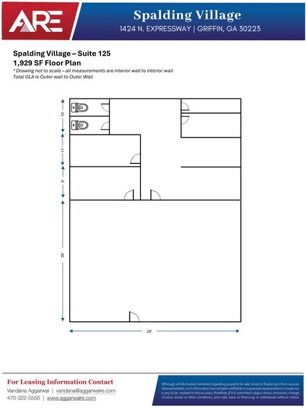 More Photos Of 100 Spalding Square, Griffin Unknown For Lease