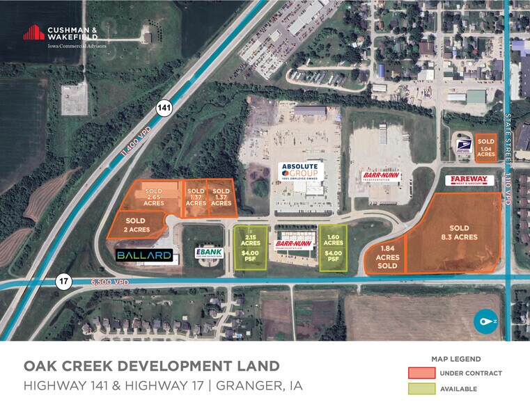 Primary Photo Of Hwy 141 & Hwy 17, Granger Land For Sale