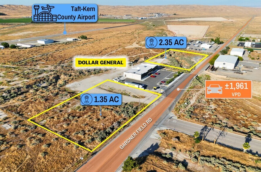 More Photos Of NEC HWY 119 & Gardner Field Rd, Taft Land For Sale