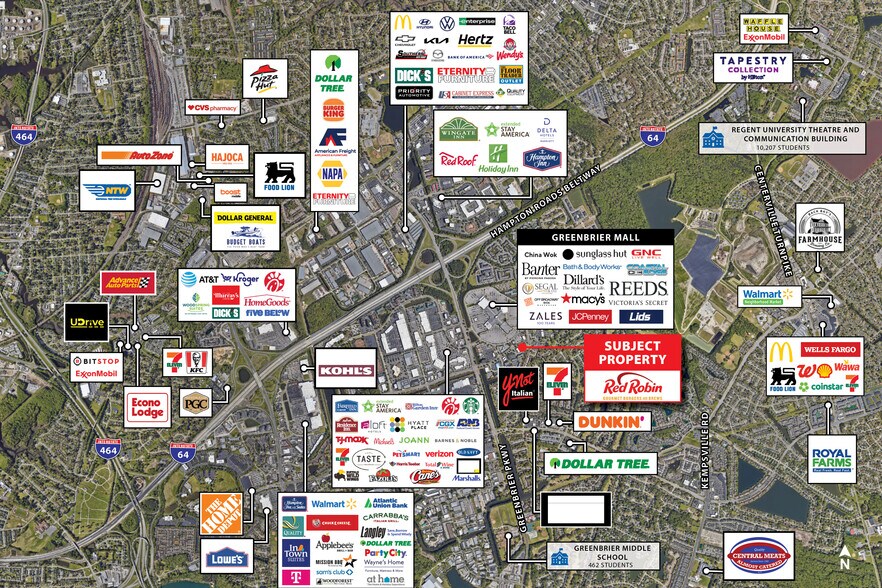 More Photos Of 1024 N Eden Way, Chesapeake Restaurant For Sale