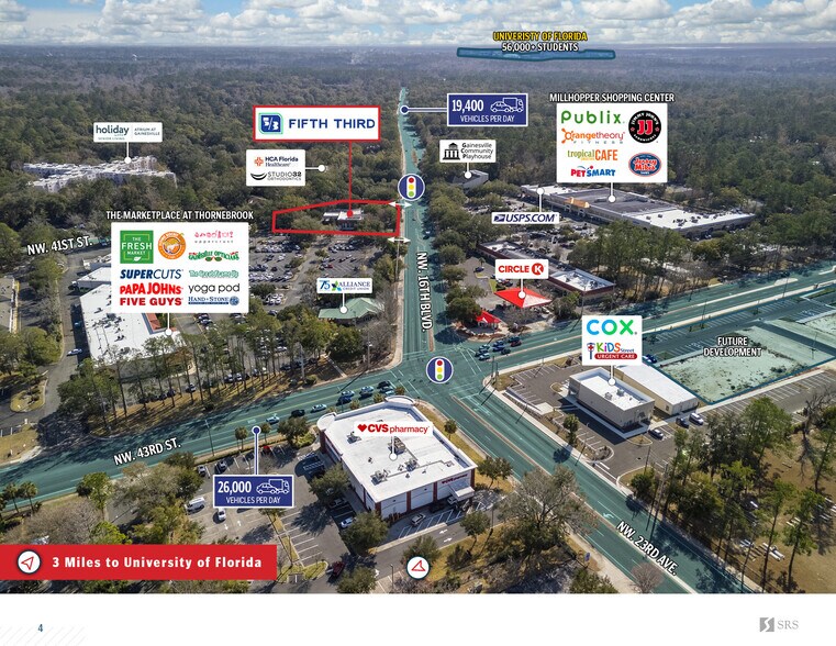 Primary Photo Of 4100 NW 16th Blvd, Gainesville Bank For Sale