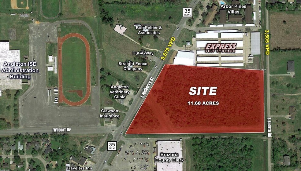 More Photos Of Hwy 35 & Wildcat Dr, Angleton Land For Sale