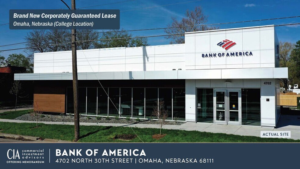 Primary Photo Of 4702 N 30th St, Omaha Bank For Sale