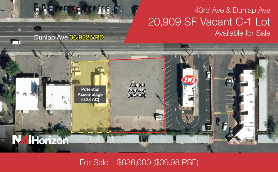 Primary Photo Of 4241 W Dunlap Ave, Phoenix Land For Sale