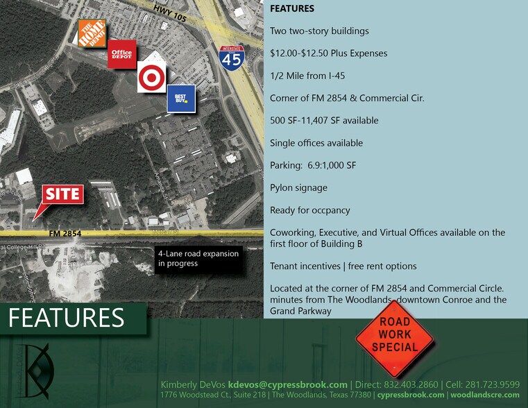 More Photos Of 100 Commercial Cir, Conroe Unknown For Lease