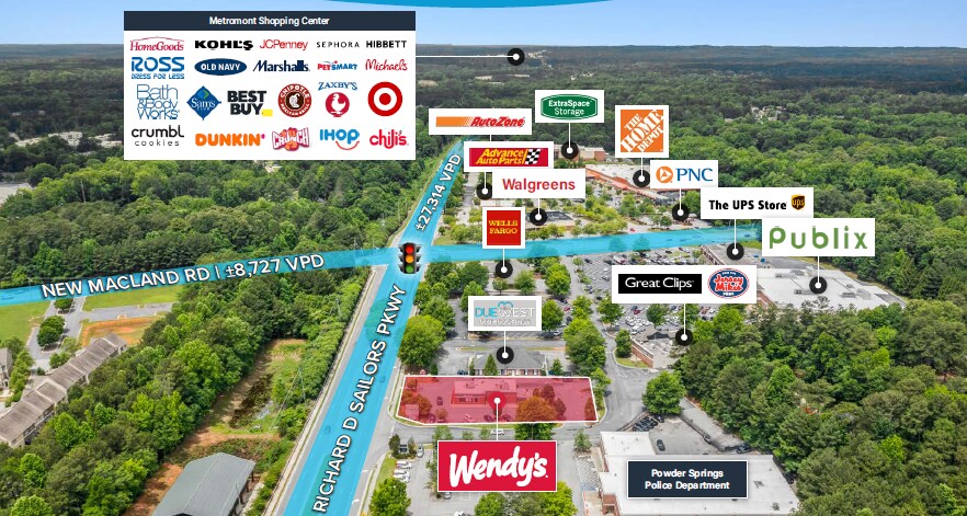 More Photos Of 1110 Richard D Sailors Pky, Powder Springs Fast Food For Sale