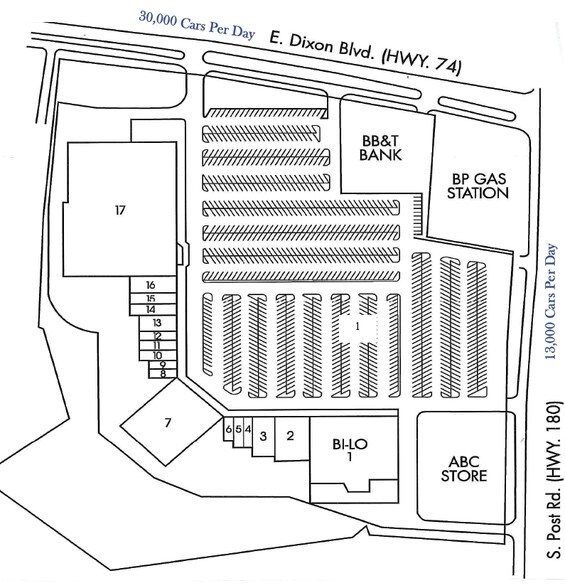More Photos Of 1774 E Dixon Blvd, Shelby Freestanding For Lease
