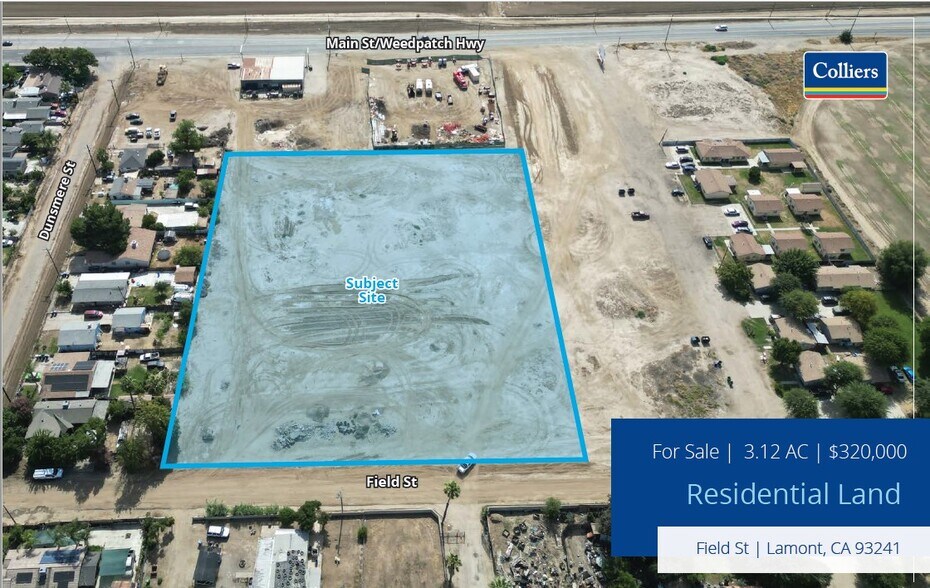 Primary Photo Of Main Street @ Field Street, Lamont Land For Sale